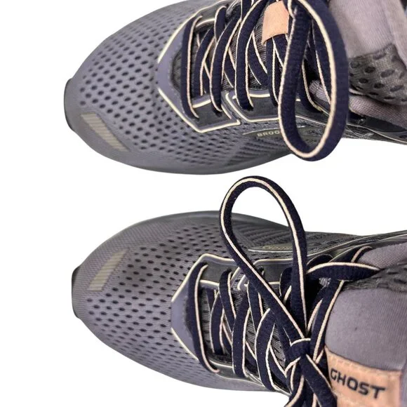 Brooks Ghost 12 Running Shoes Size 7D Women Violet EU38 Wide Purple 1203051D086 - Picture 14 of 16